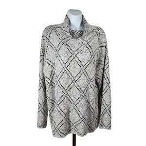 CHELSEA & THEODORE WOOL BLEND COWL NECK SWEATER